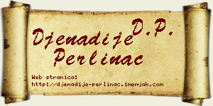 Đenadije Perlinac vizit kartica